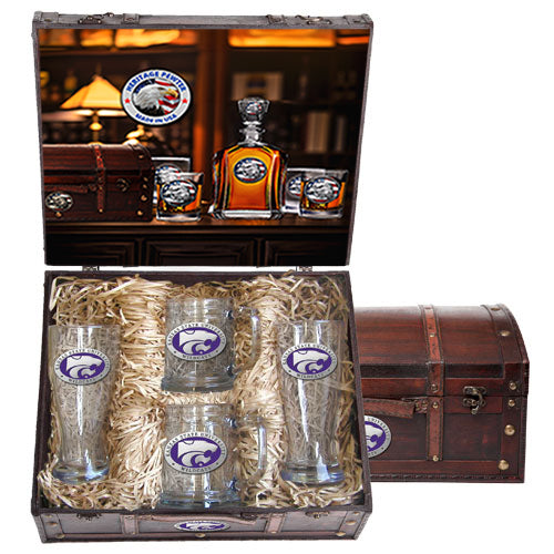 Kansas State University Beer Chest Set