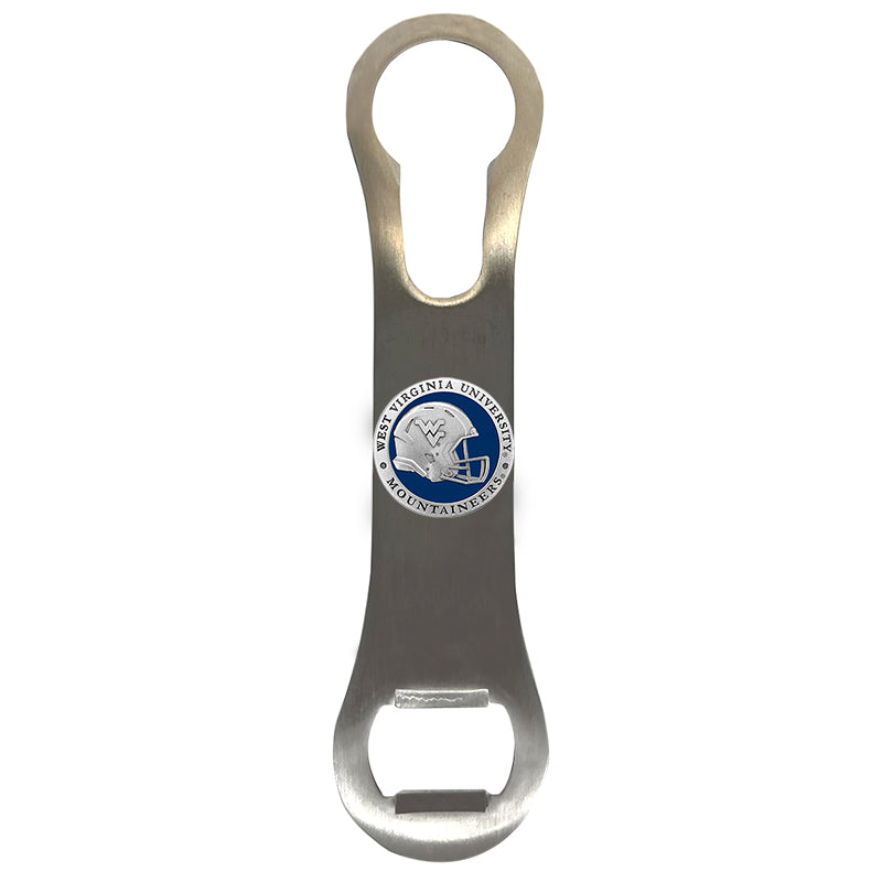 West Virginia University Helmet Bottle Opener