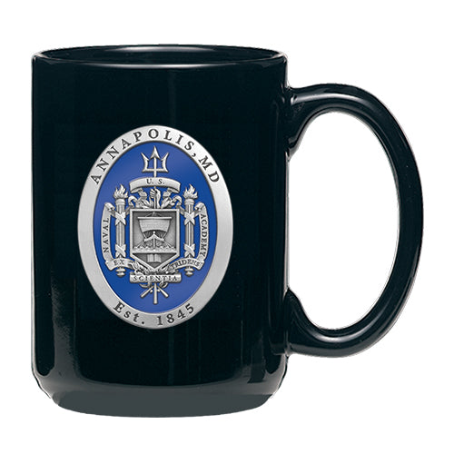 United States Naval Academy Crest Coffee Mug