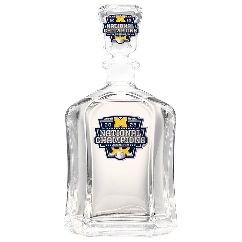 2023 Michigan Football Championship Capitol Decanter