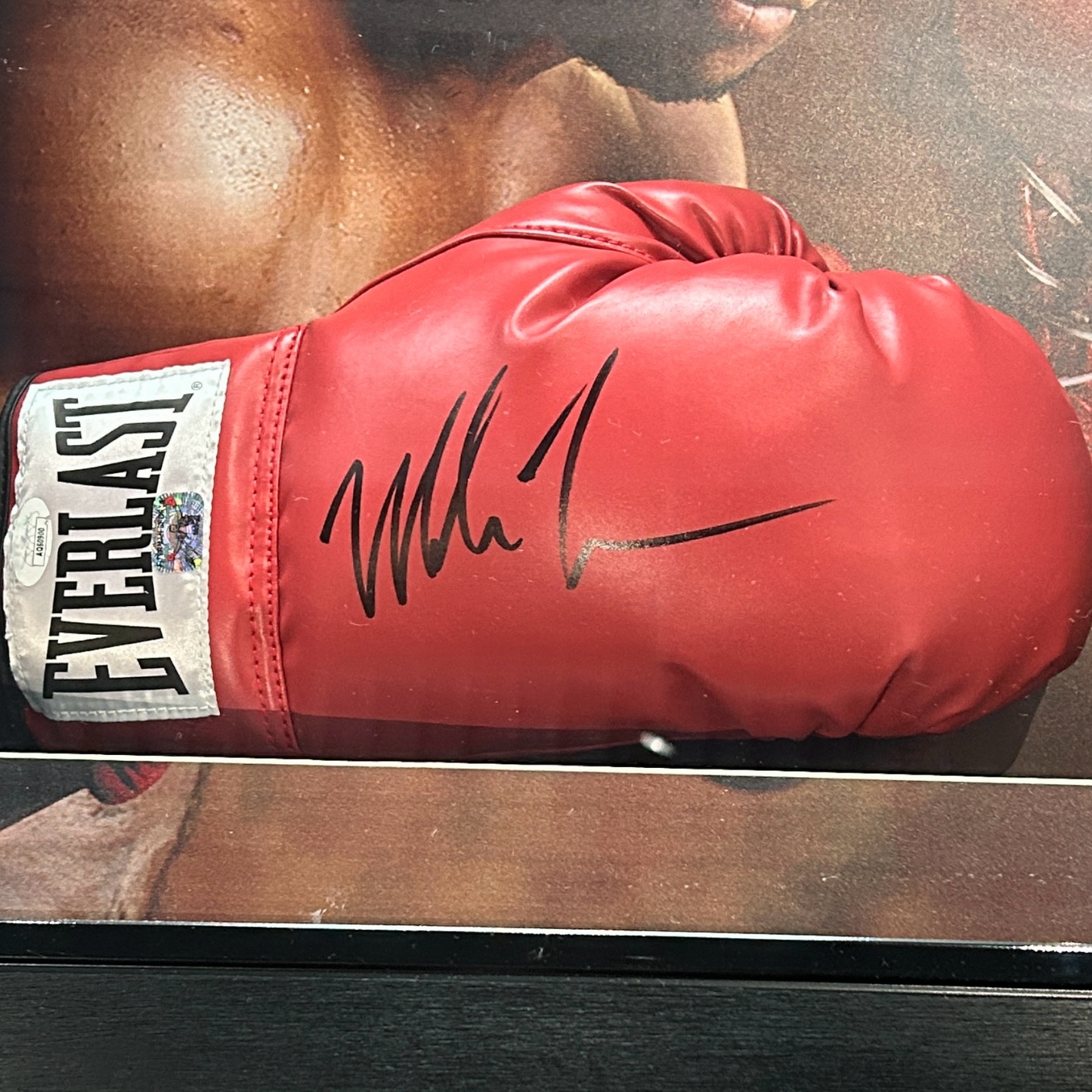 Mike Tyson Autographed Deluxe Framed Everlast Boxing Glove - JSA