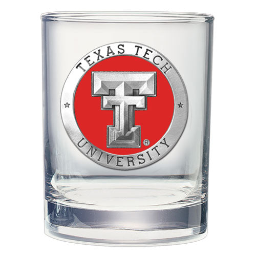 Texas Tech University Double Old Fashioned Glass
