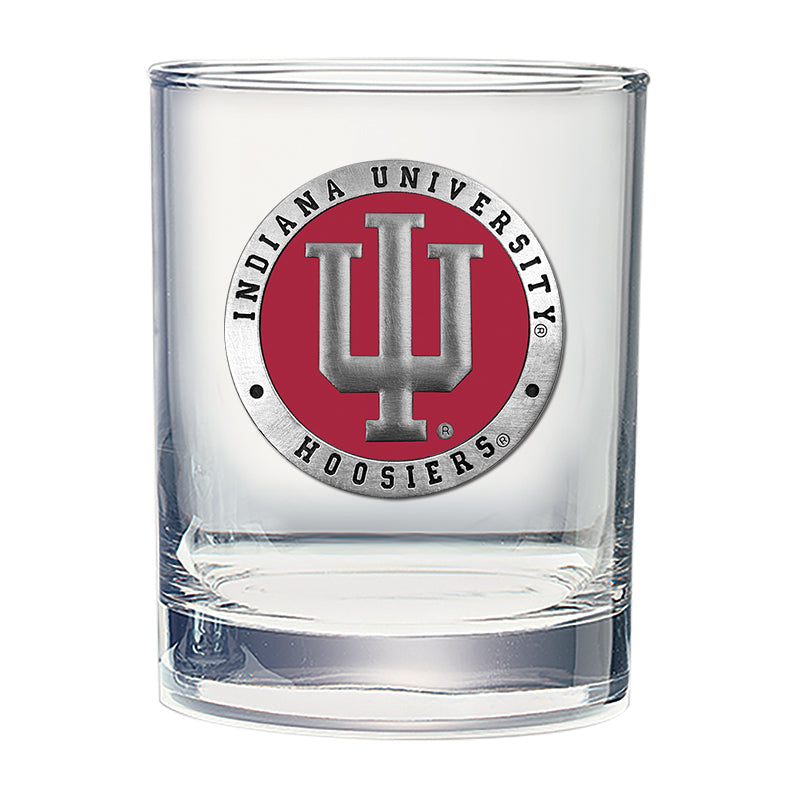 Indiana University Double Old Fashioned Glass