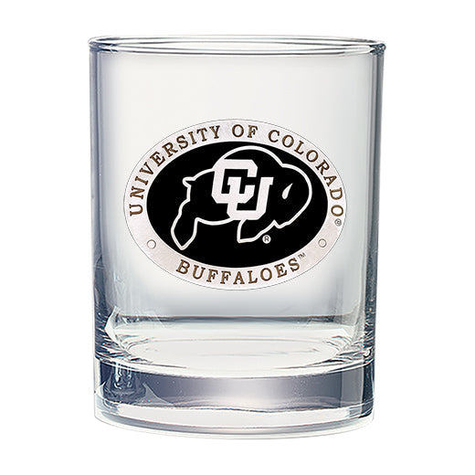 University of Colorado Double Old Fashioned Glass