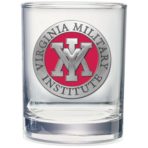 Virginia Military Institute Double Old Fashioned Glass