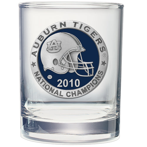 Auburn University National Champions 2010 Double Old Fashioned Glass