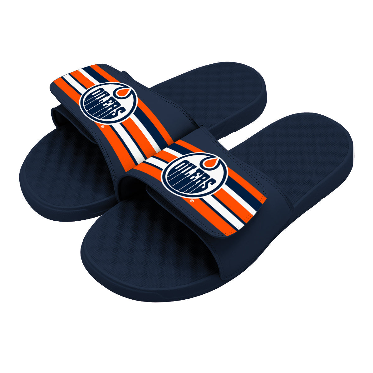 Edmonton Oilers Stripes Slides