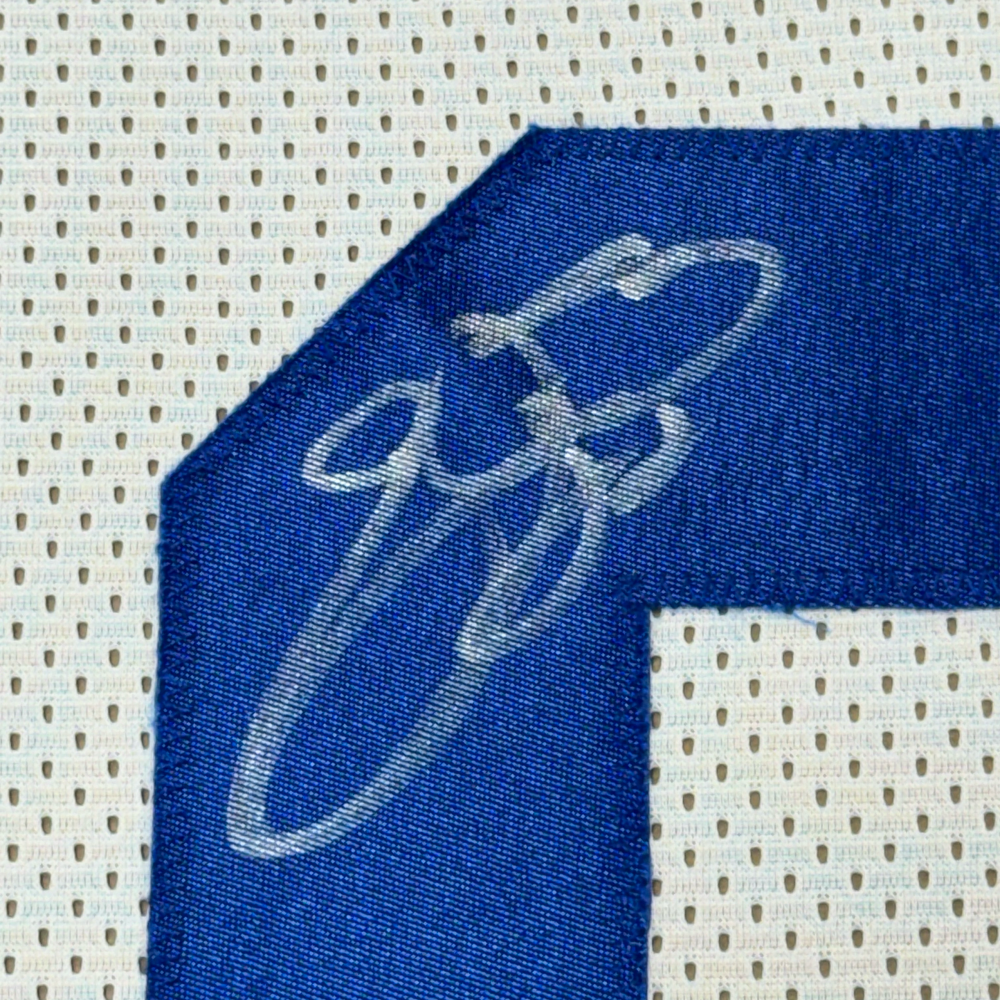 Framed Autographed/Signed Emmitt Smith 35x39 Dallas White Football Jersey JSA COA