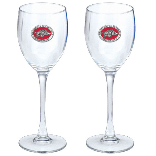 University of Arkansas Goblets (Set of 2)