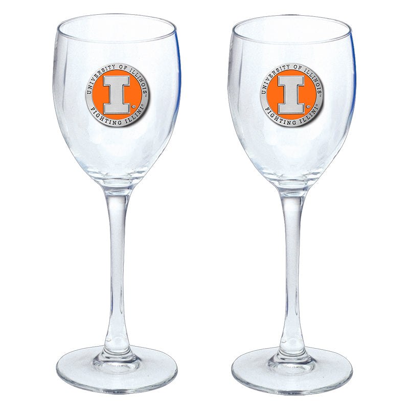 University of Illinois Goblets (Set Of 2)