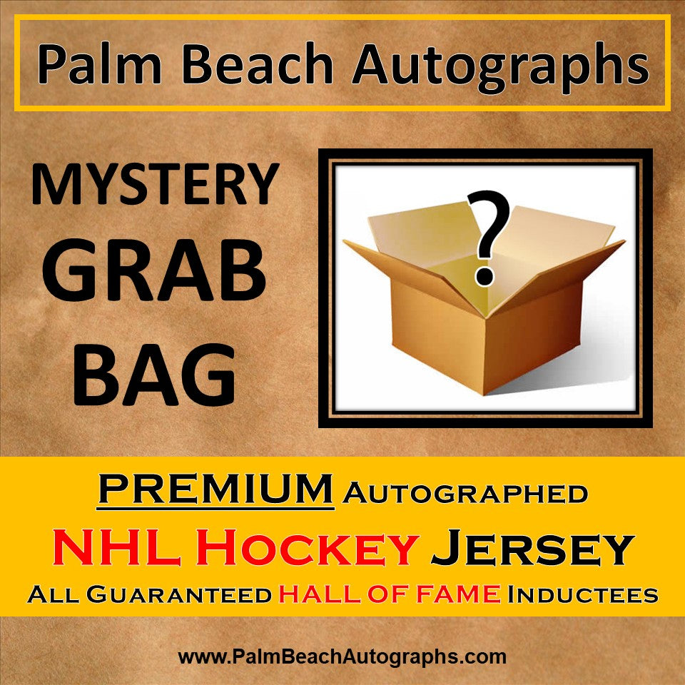 MYSTERY GRAB BOX - Premium Hockey Autographed Jersey - All Hall of Famers