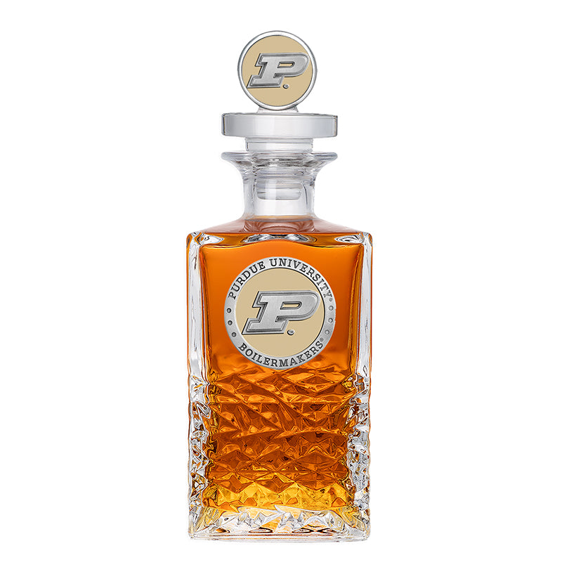Purdue University Heritage Decanter with 3D Top