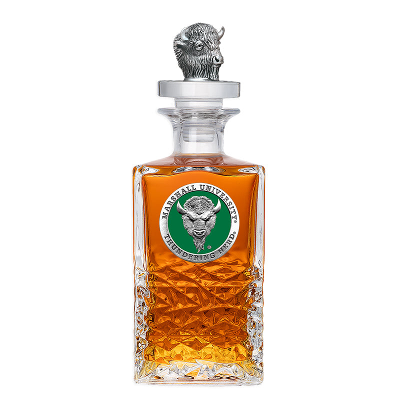Marshall University Heritage Decanter with 3D Top