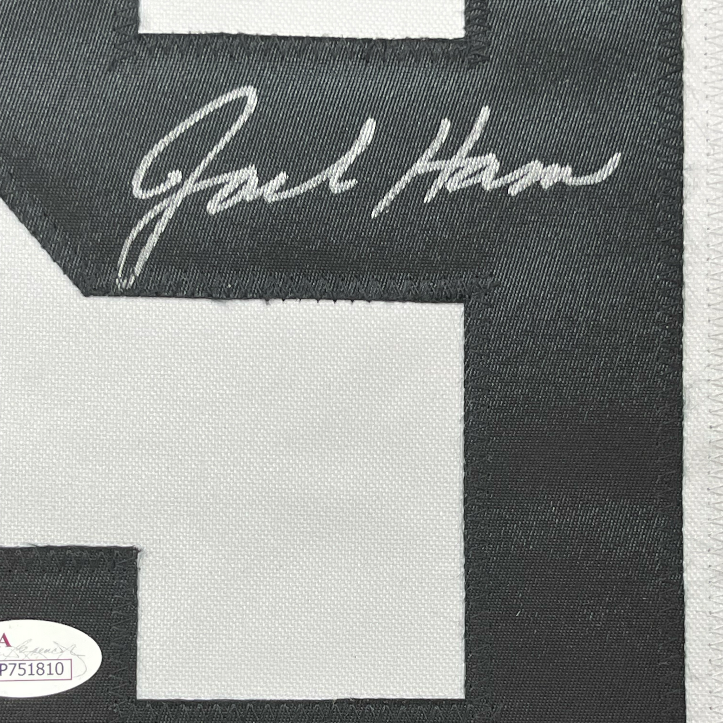 Framed Autographed/Signed Jack Ham HOF 88 35x39 Pittsburgh Bumble Bee Football Jersey JSA COA