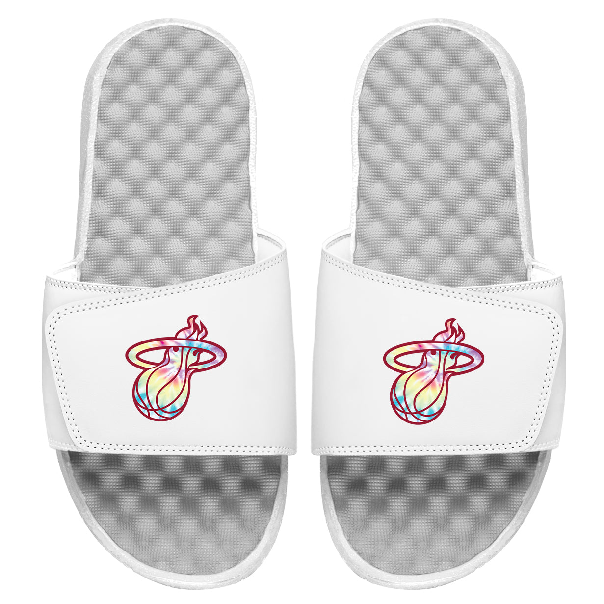 Miami Heat Tie Dye Clip Slides