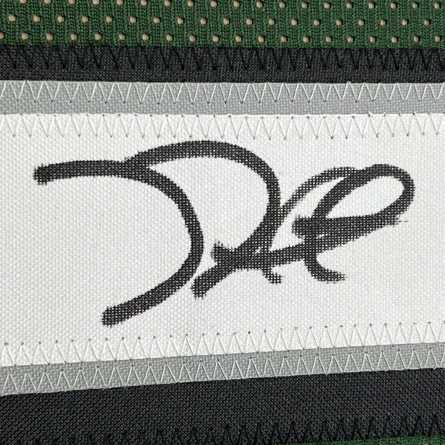 Framed Autographed/Signed Jalen Hurts 35x39 #1 Philadelphia Green Football Jersey JSA COA
