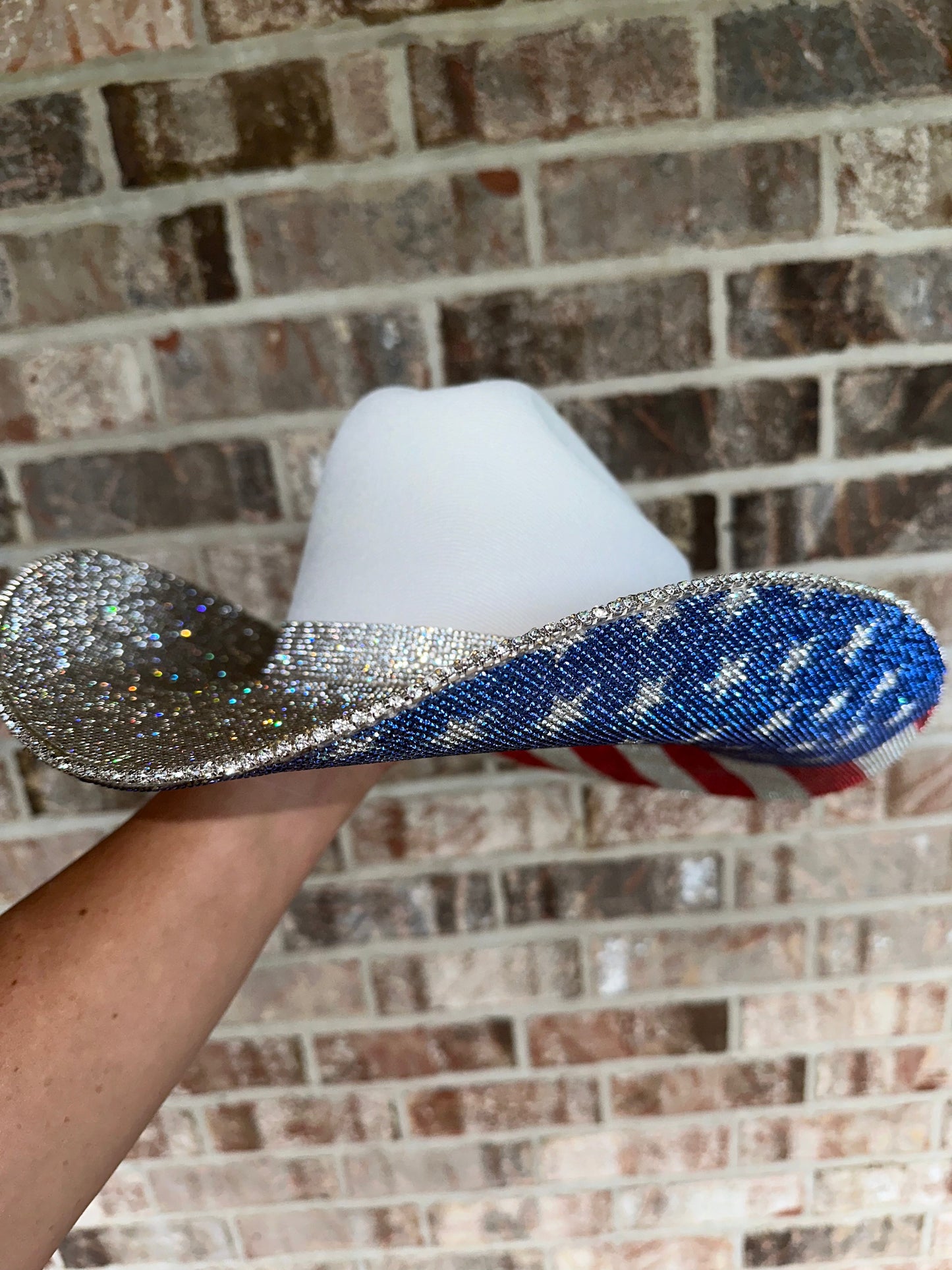 The "America" Hat - Crystal On Top