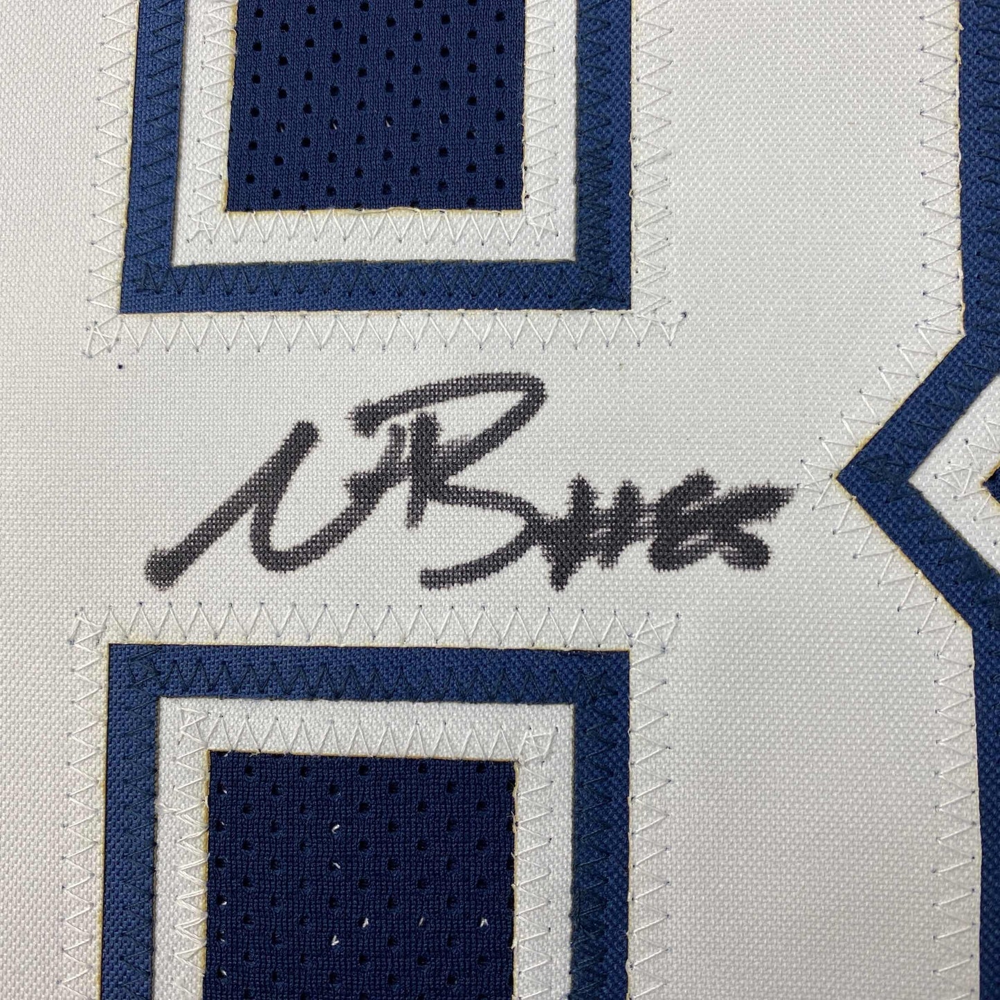 Autographed/Signed Noah Brown Dallas Blue Football Jersey JSA COA