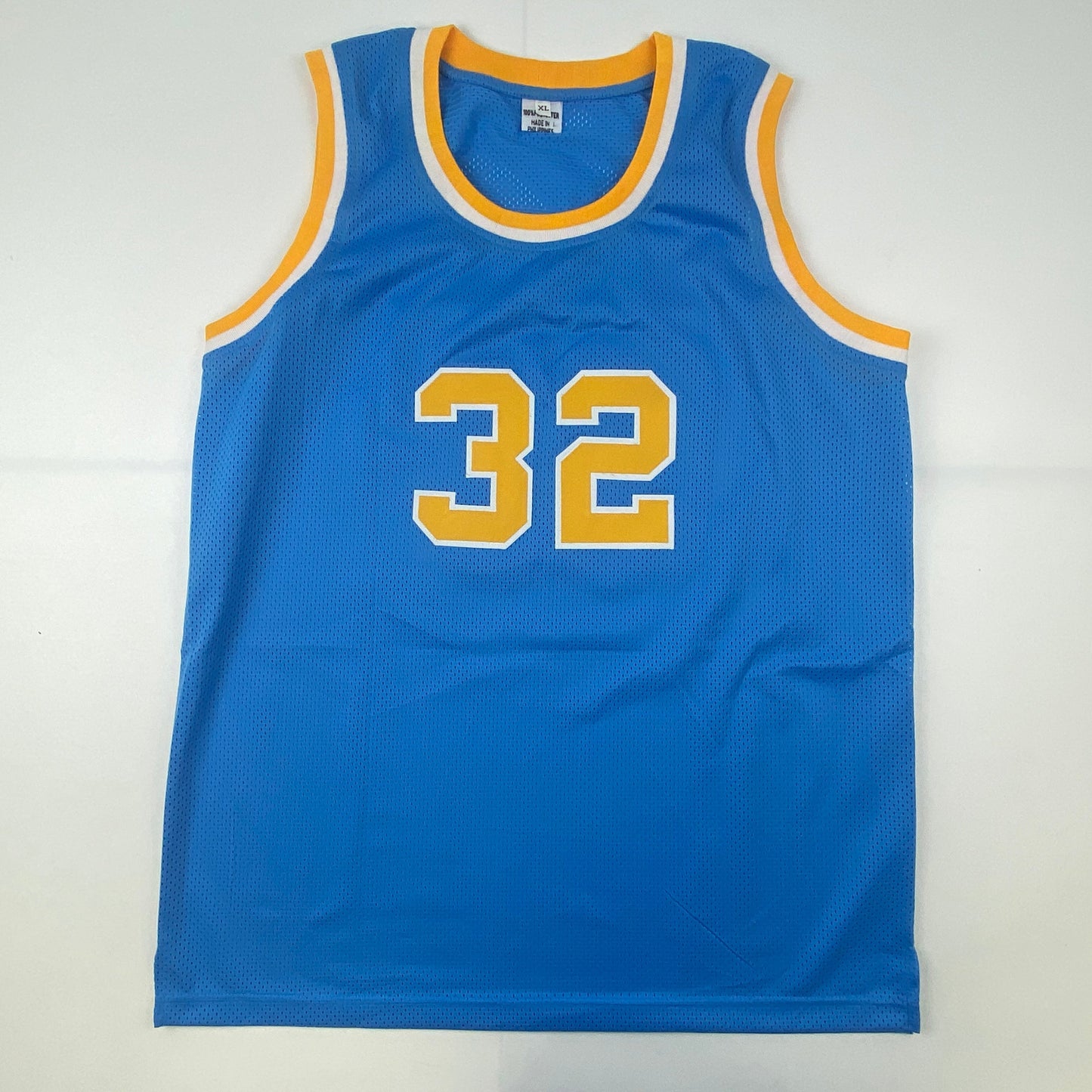 Autographed/Signed Bill Walton UCLA Blue College Basketball Jersey JSA COA