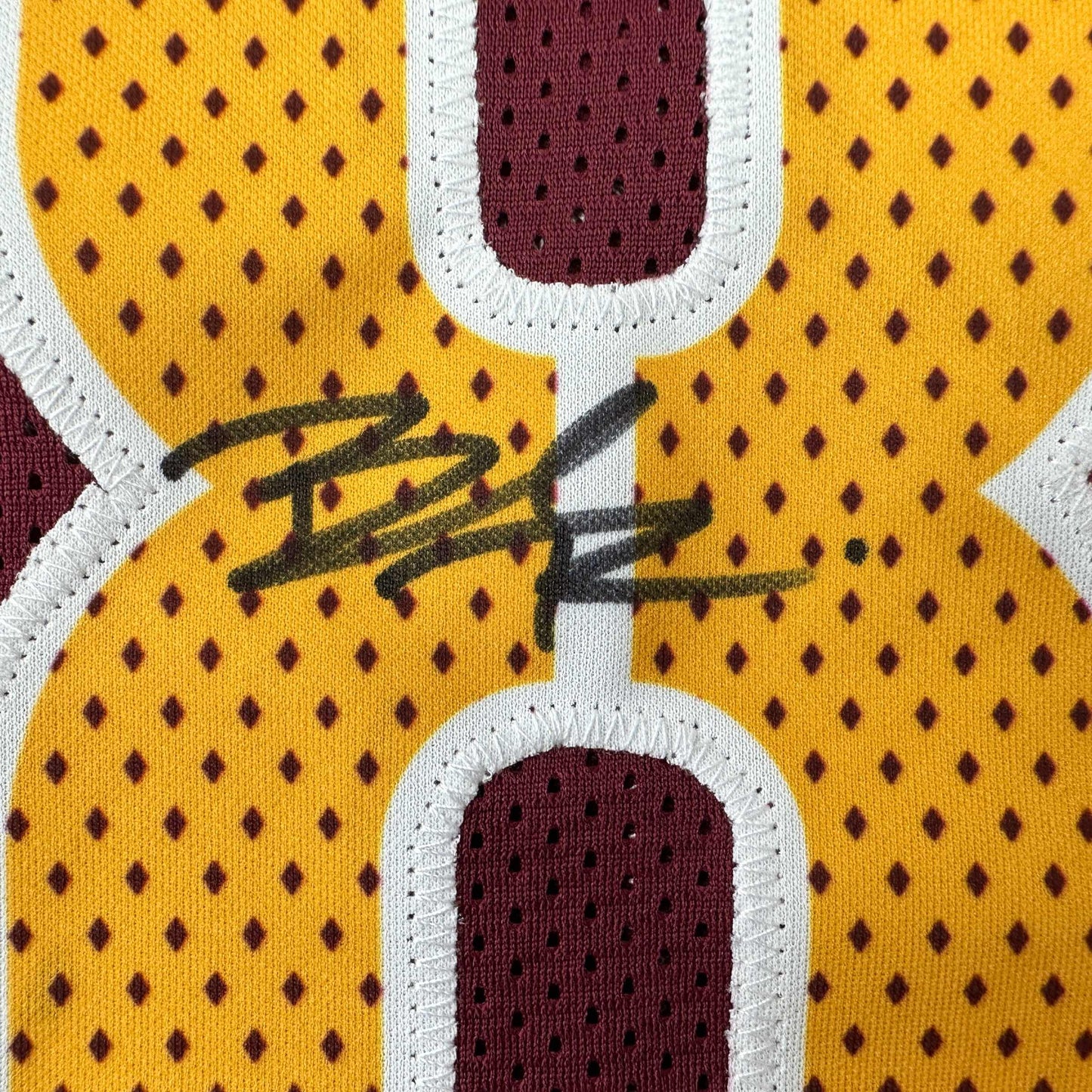 Autographed/Signed Brian Robinson Jr. Washington Burgundy Football Jersey PSA/DNA COA