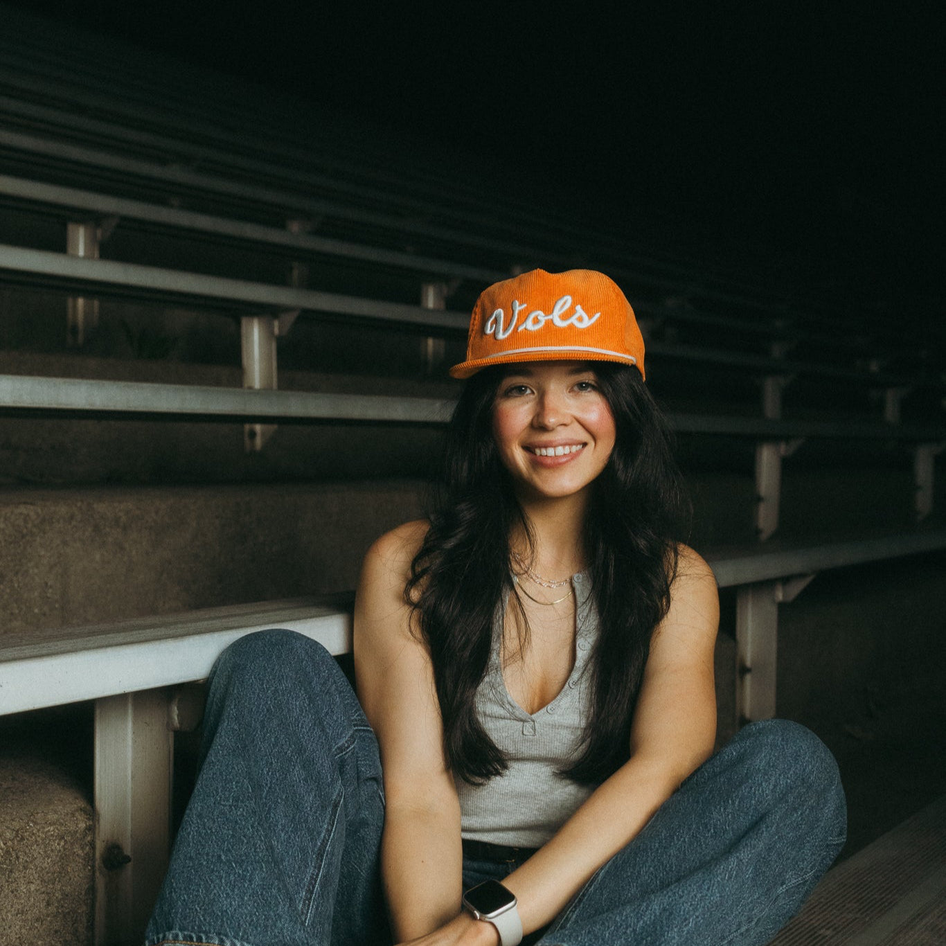 Corduroy Orange Vols Script