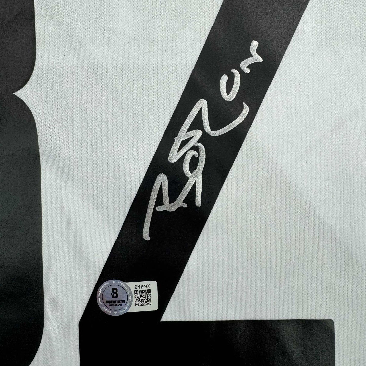 Autographed/Signed Christian Vieri Inter Milan White Soccer Futbol Jersey Beckett BAS COA