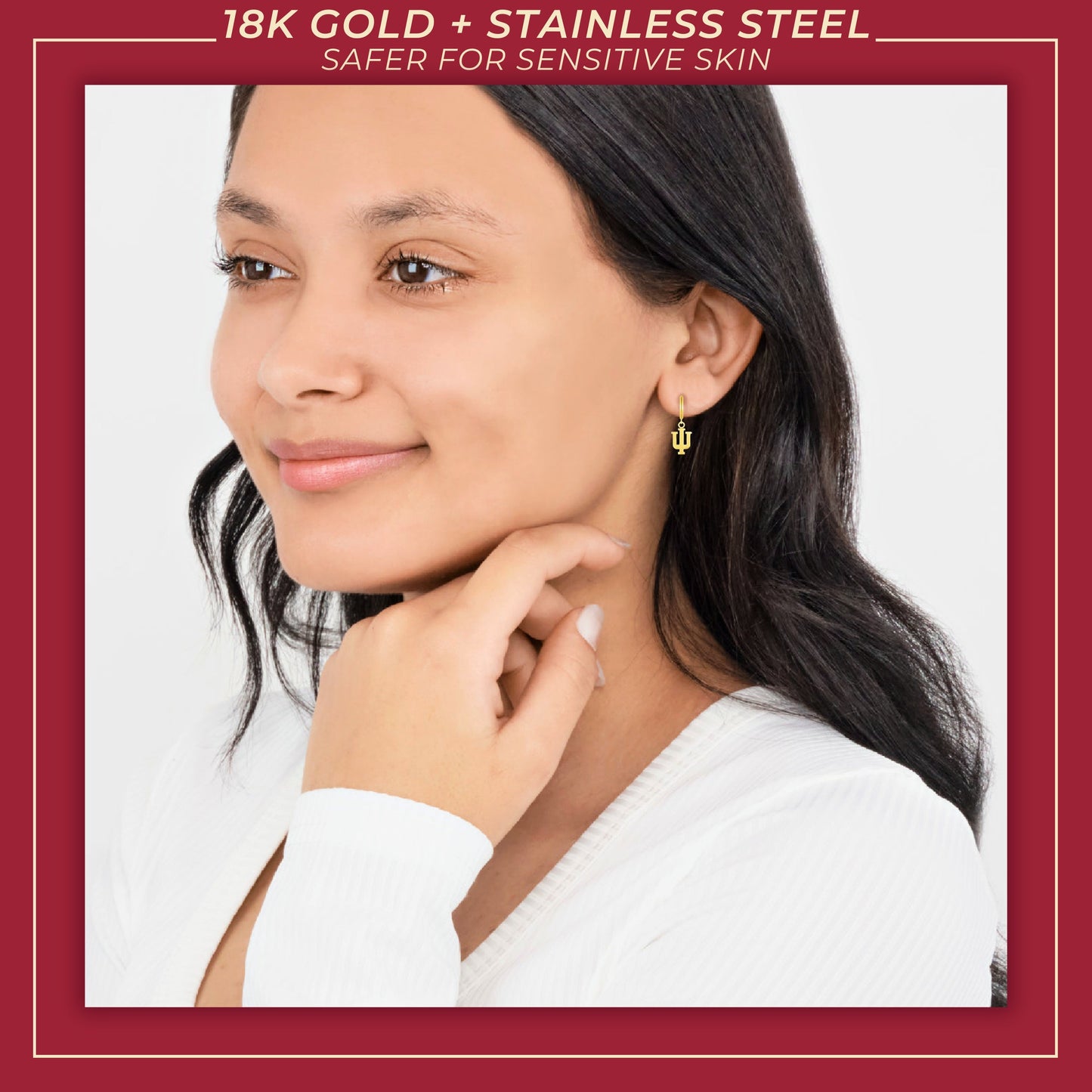 Indiana Hoosiers Earrings