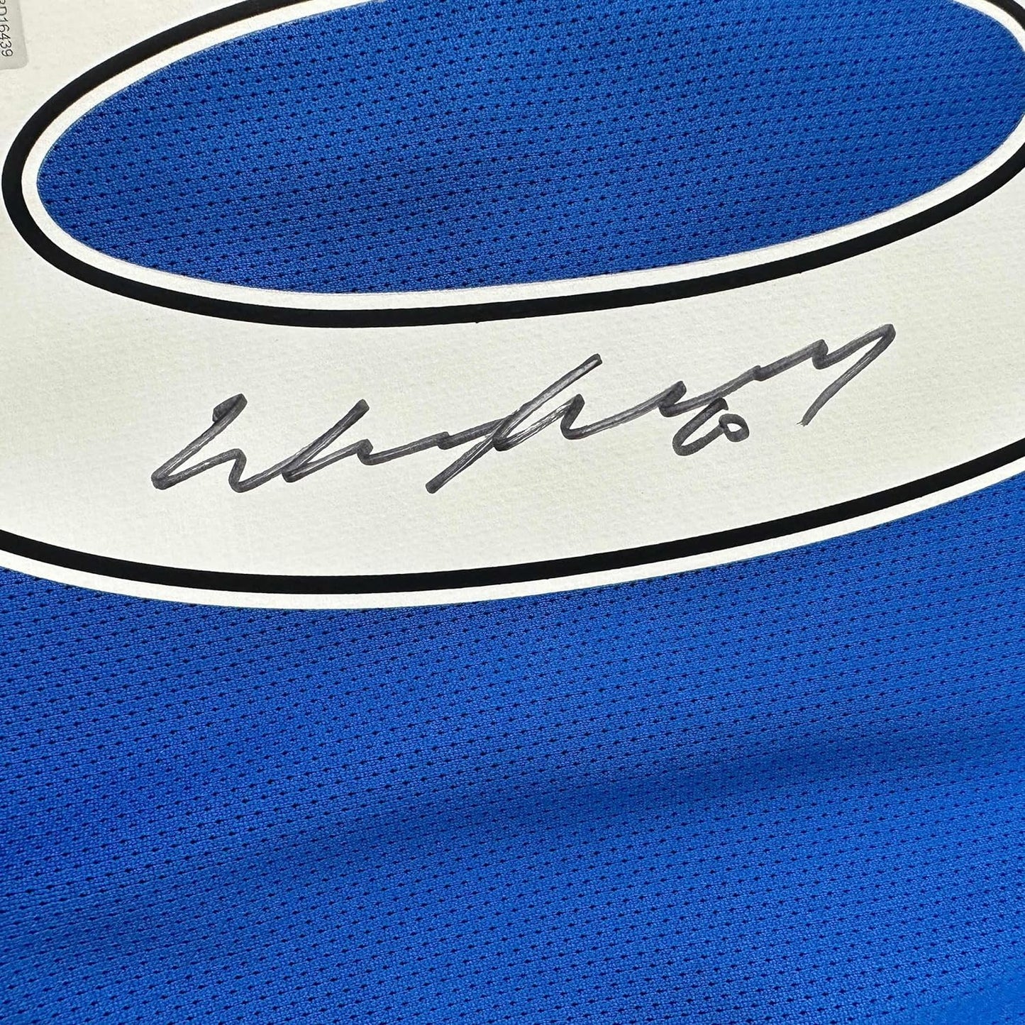 Framed Autographed/Signed Wayne Rooney 35x39 Manchester United Blue Soccer Jersey Beckett BAS COA