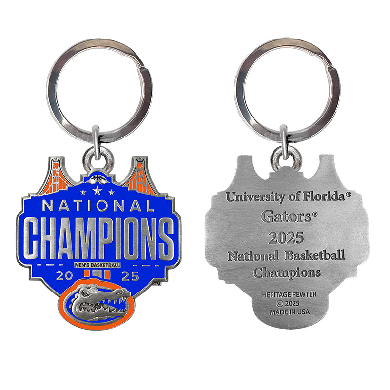 2025 Univ. of Florida Basketball Champ Key Chain