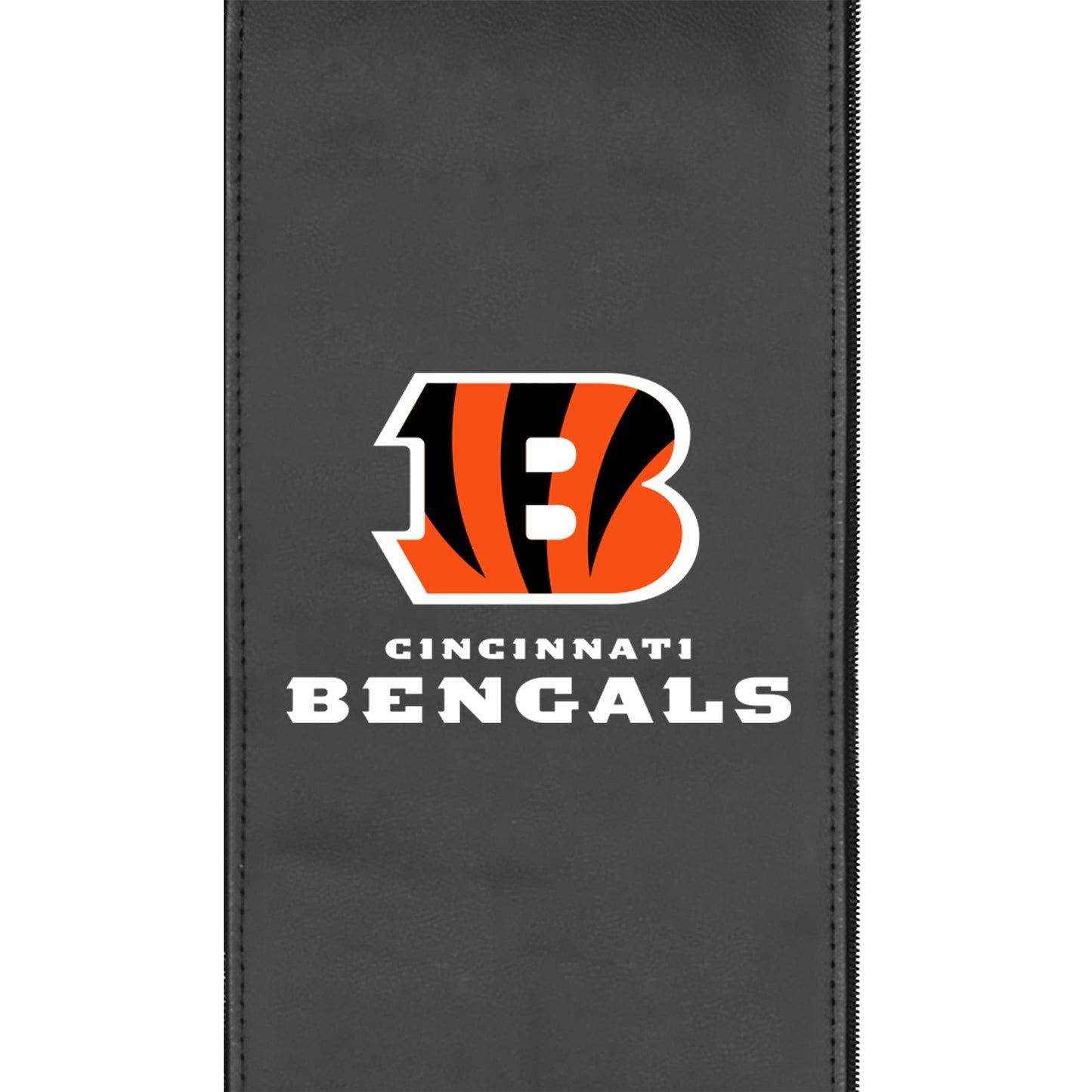Silver Club Chair with Cincinnati Bengals Secondary Logo