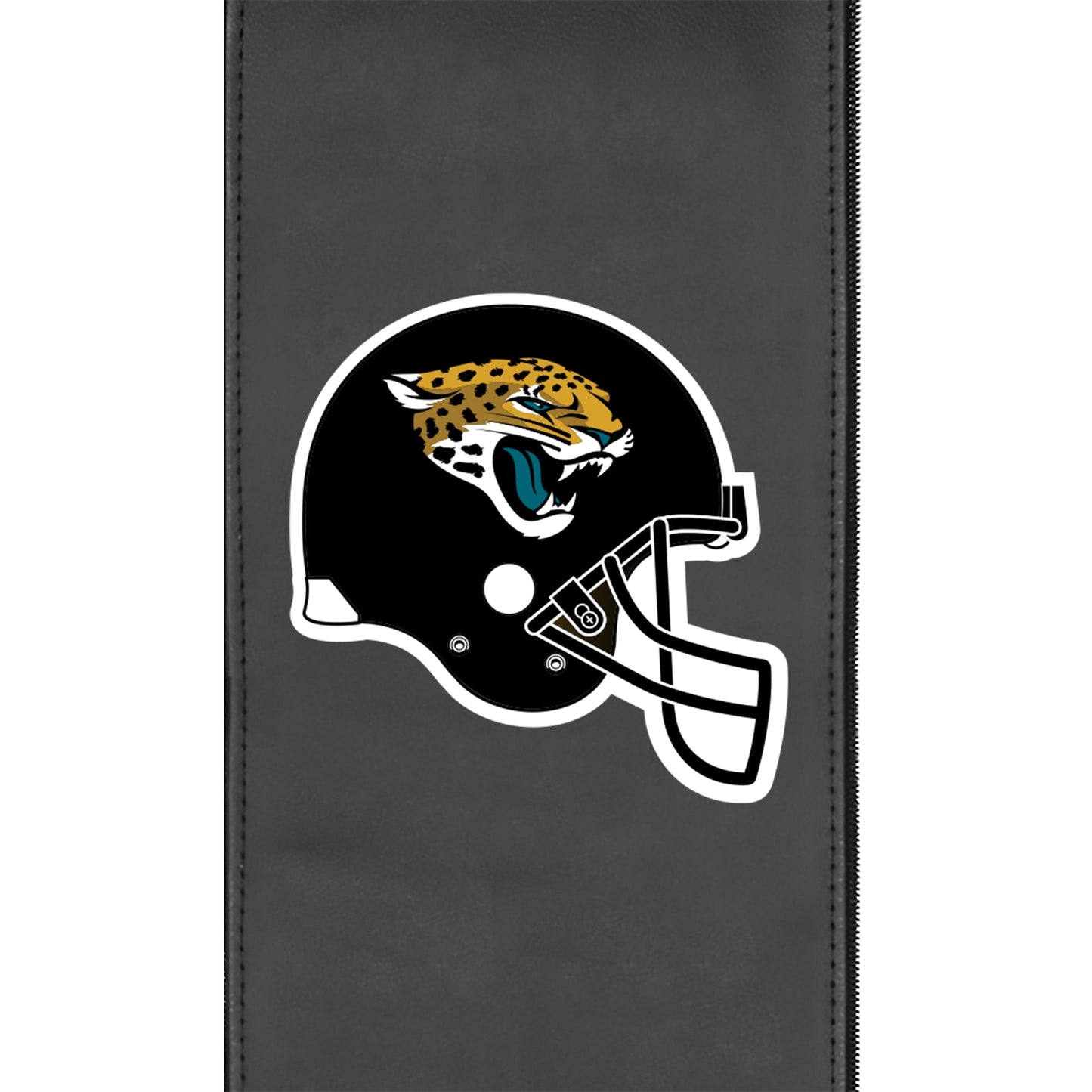 Silver Club Chair with Jacksonville Jaguars Helmet Logo