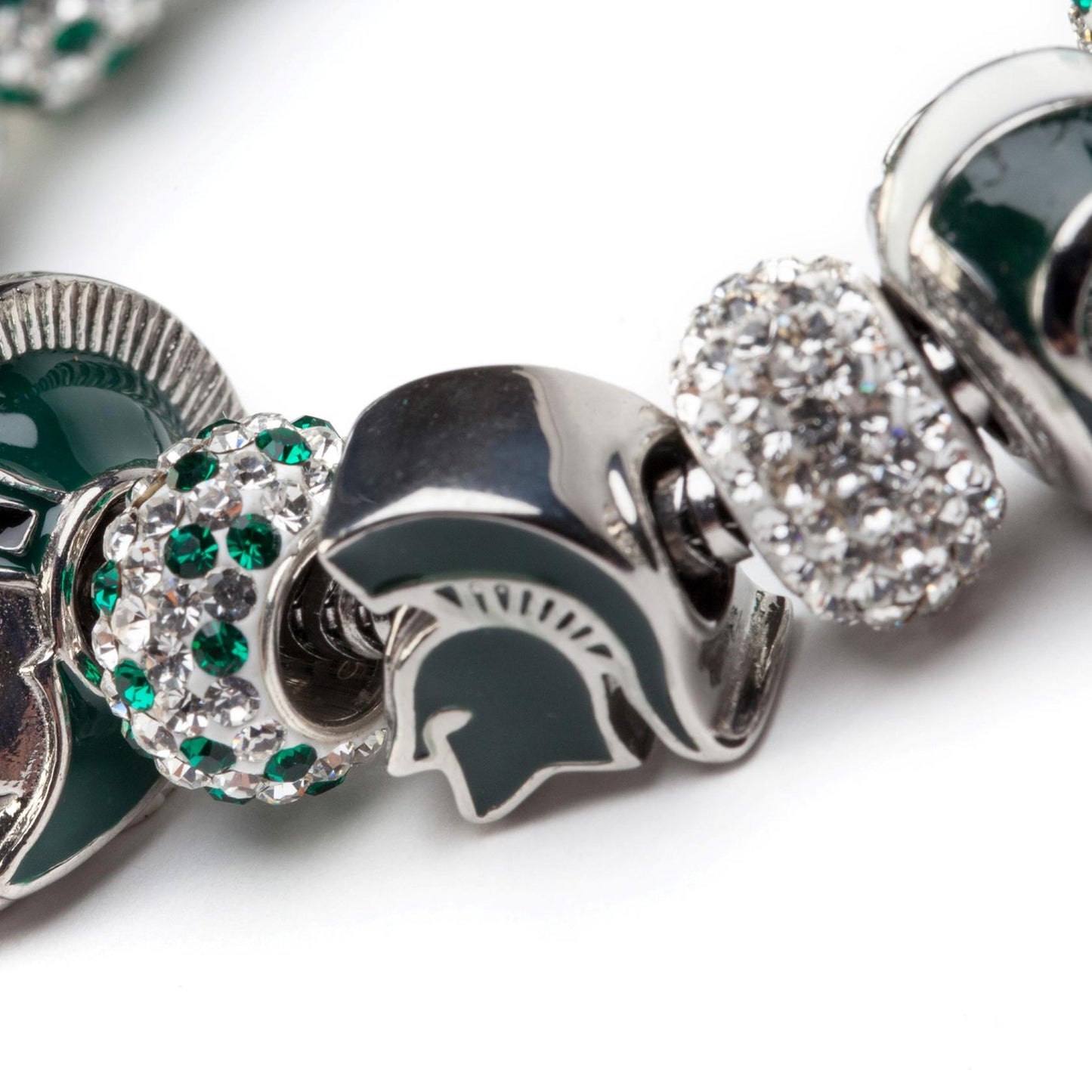 MSU Spartan Bead Green