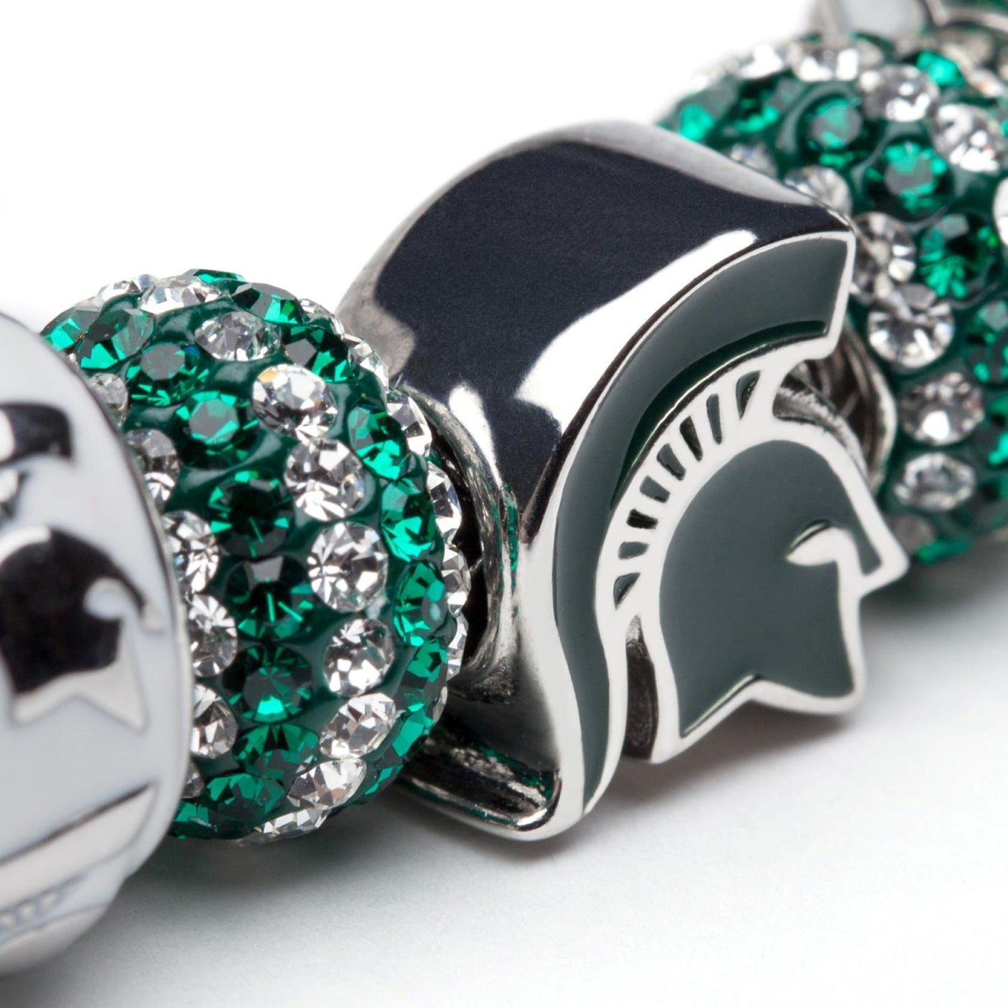 MSU Spartan Bead Green