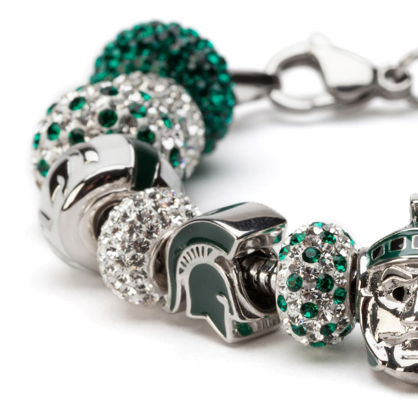 MSU Spartan Bead Green