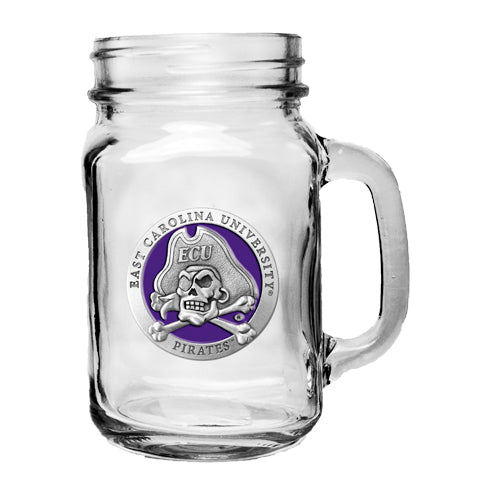 East Carolina University Mason Jar Mug