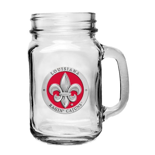 The University of Louisiana At Lafayette Mason Jar Mug
