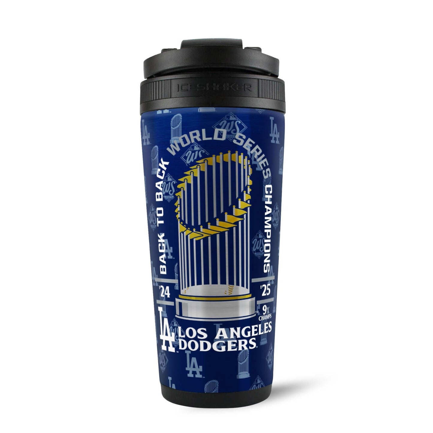 Los Angeles Dodgers 2025 World Series Champions 4D Ice Shaker