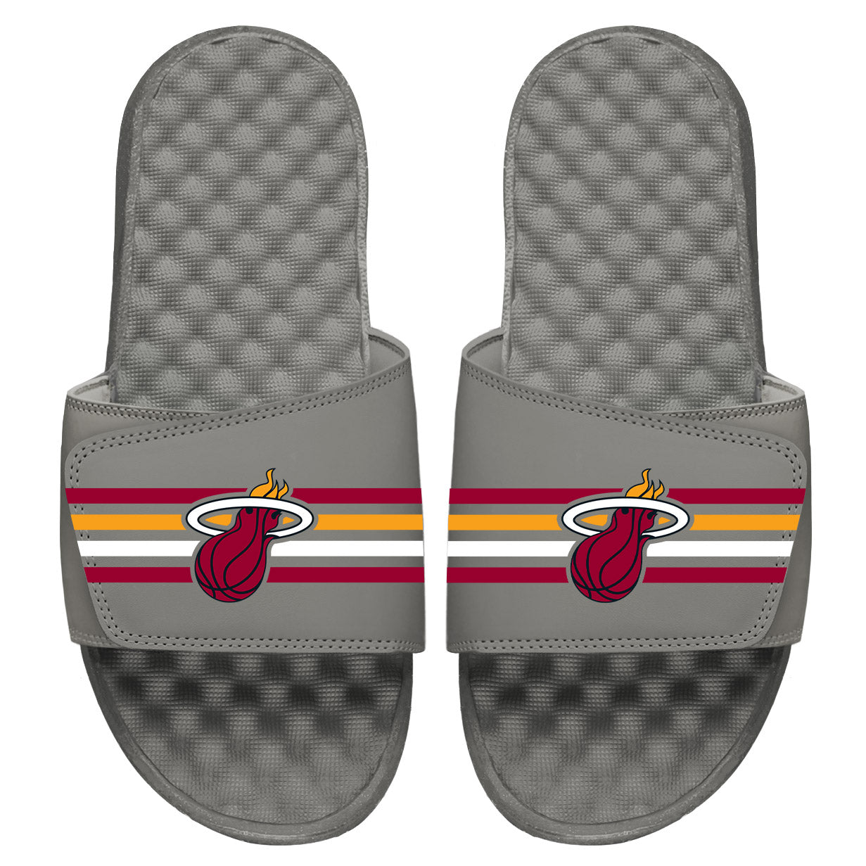 Miami Heat Stripes Slides
