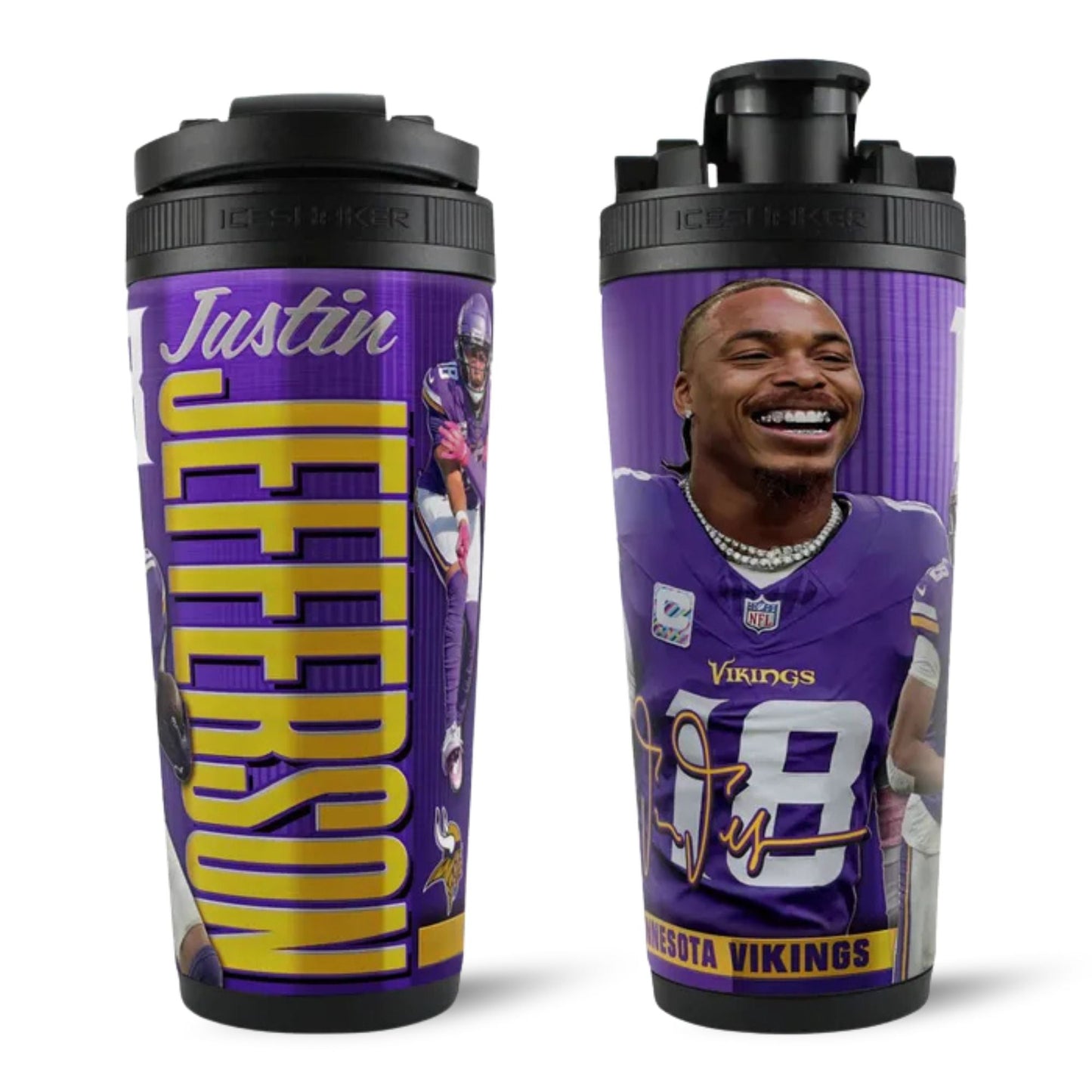 Officially Licensed Minnesota Vikings 26oz Ice Shaker