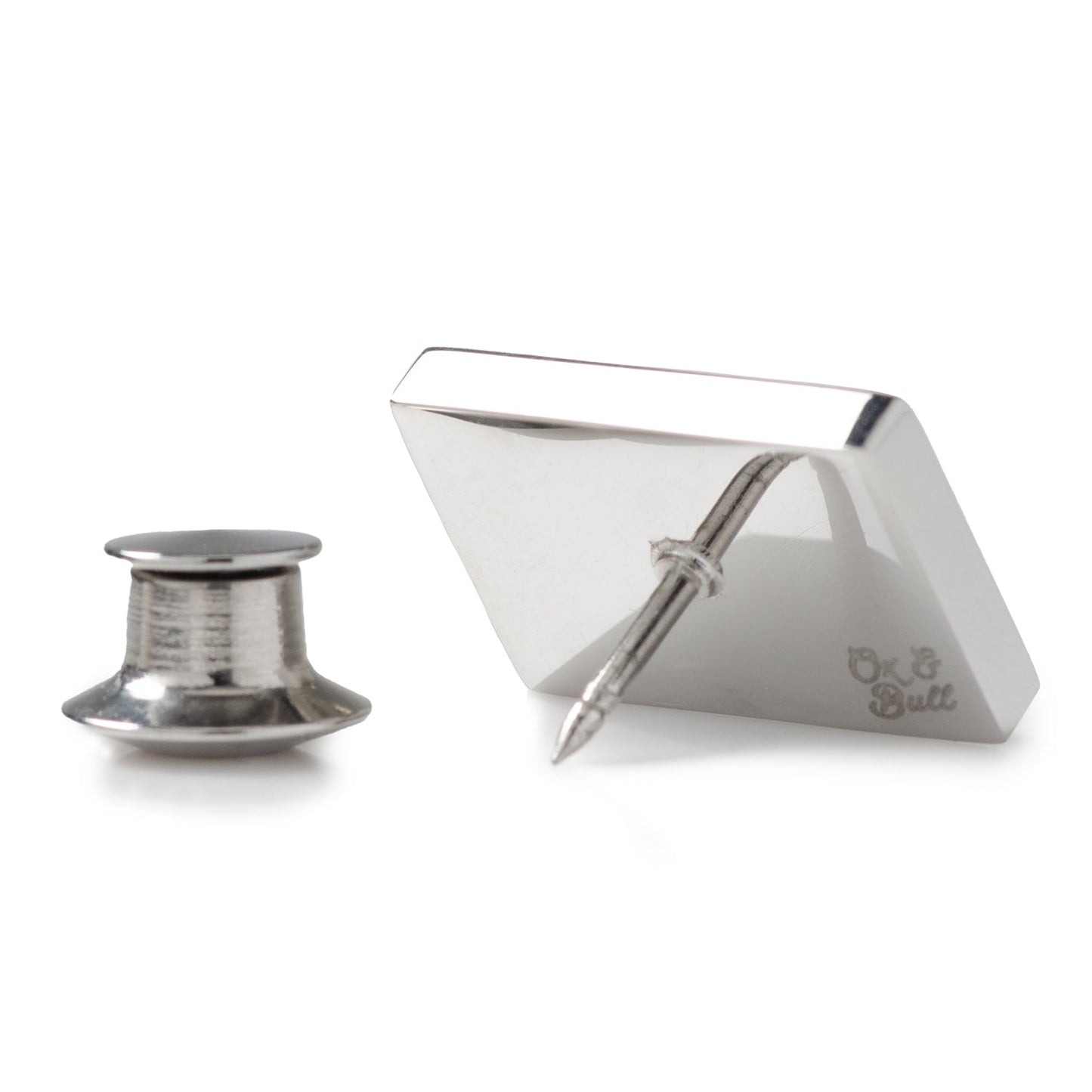 Stainless Steel Engravable Lapel Pin
