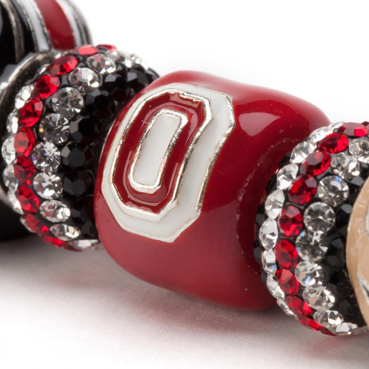 Ohio State 2-Sided Bead Charm - Scarlet