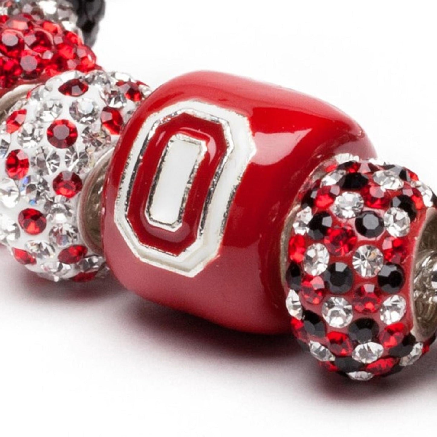Ohio State 2-Sided Bead Charm - Scarlet