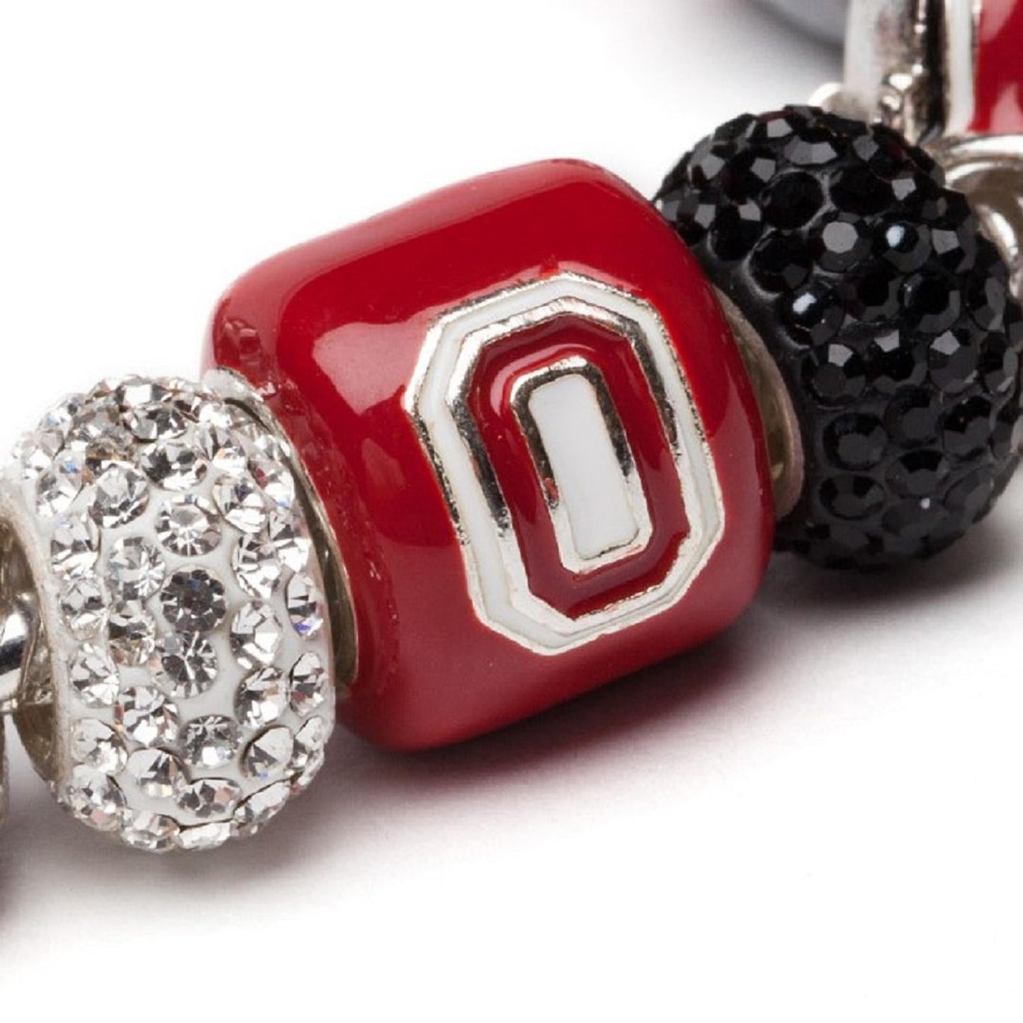 Ohio State 2-Sided Bead Charm - Scarlet