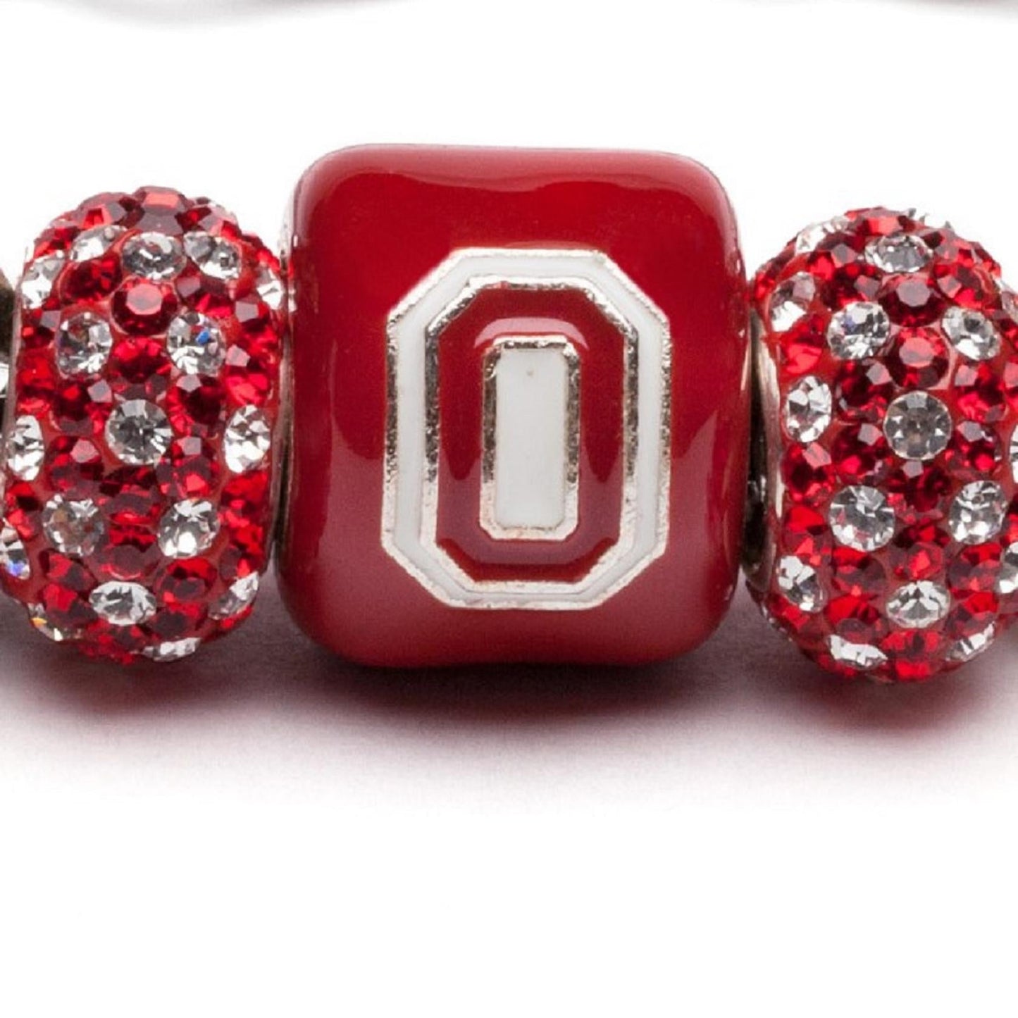 Ohio State 2-Sided Bead Charm - Scarlet