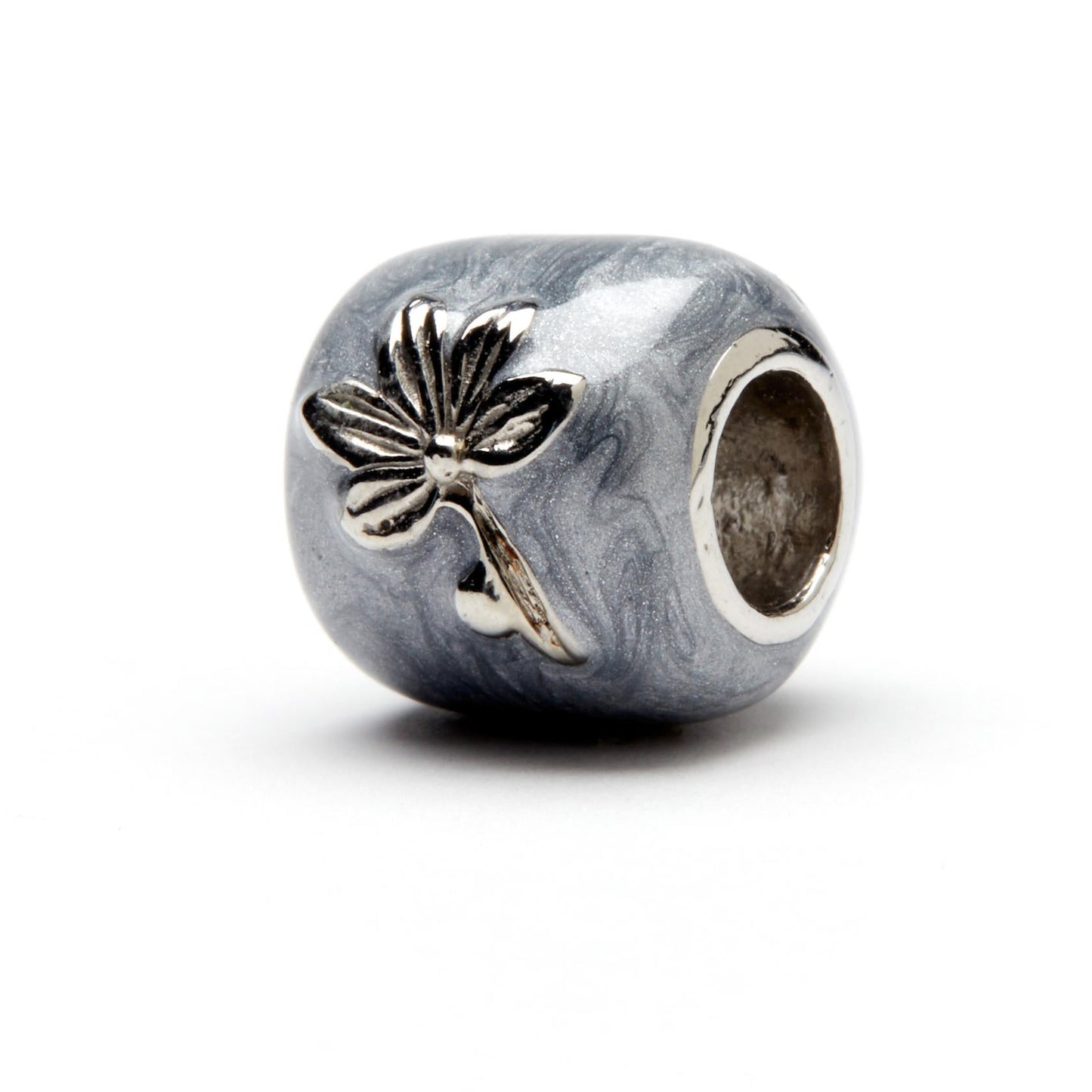 Ohio State 2-Sided Bead Charm - Grey