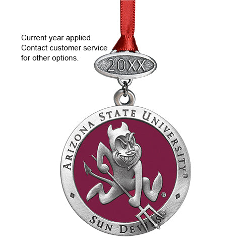 Arizona State University Sparky Logo Ornament