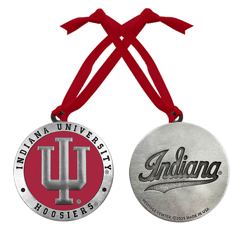 Indiana Univeristy Ornament (w/ Back Text)