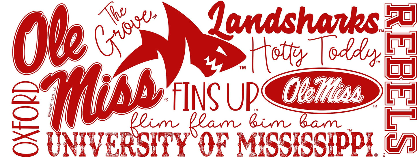 Ole Miss Font Wrap FF