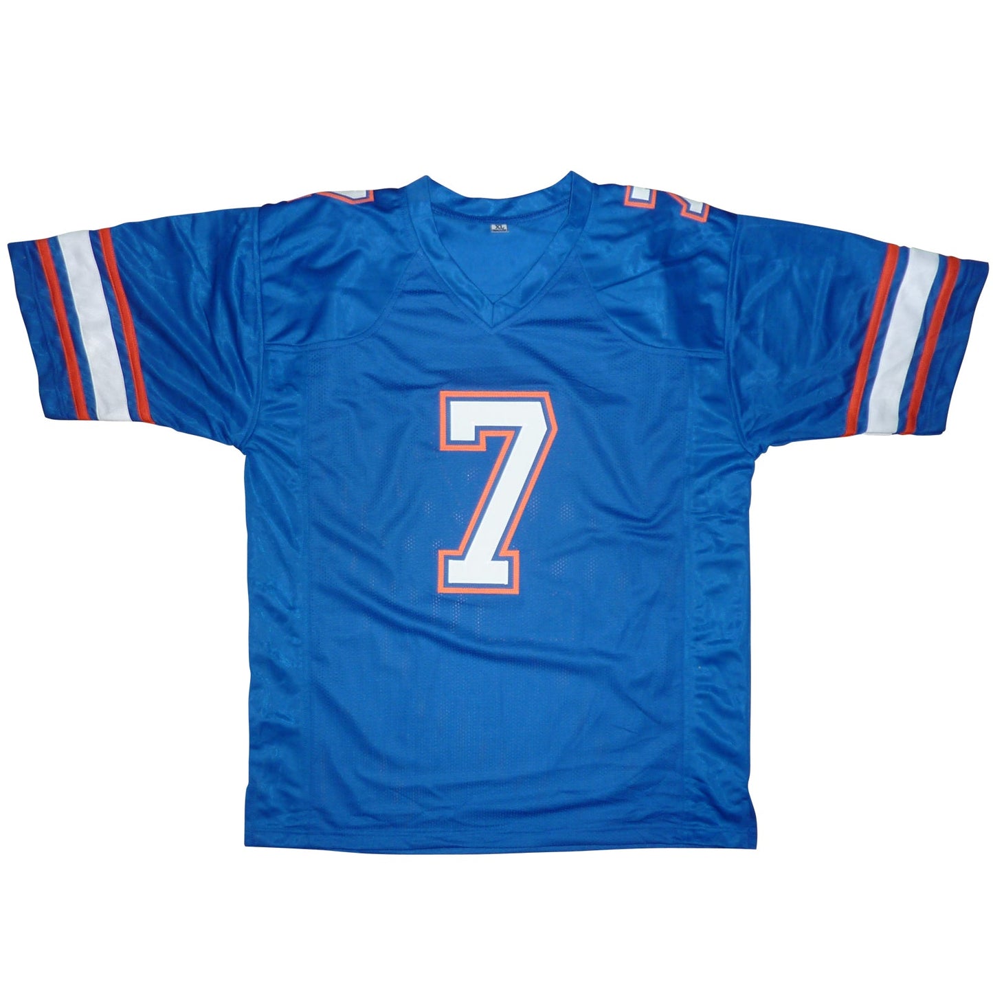 Danny Wuerffel Autographed Florida Gators (Blue #7) Custom Jersey w/ "96 Heisman Champs"