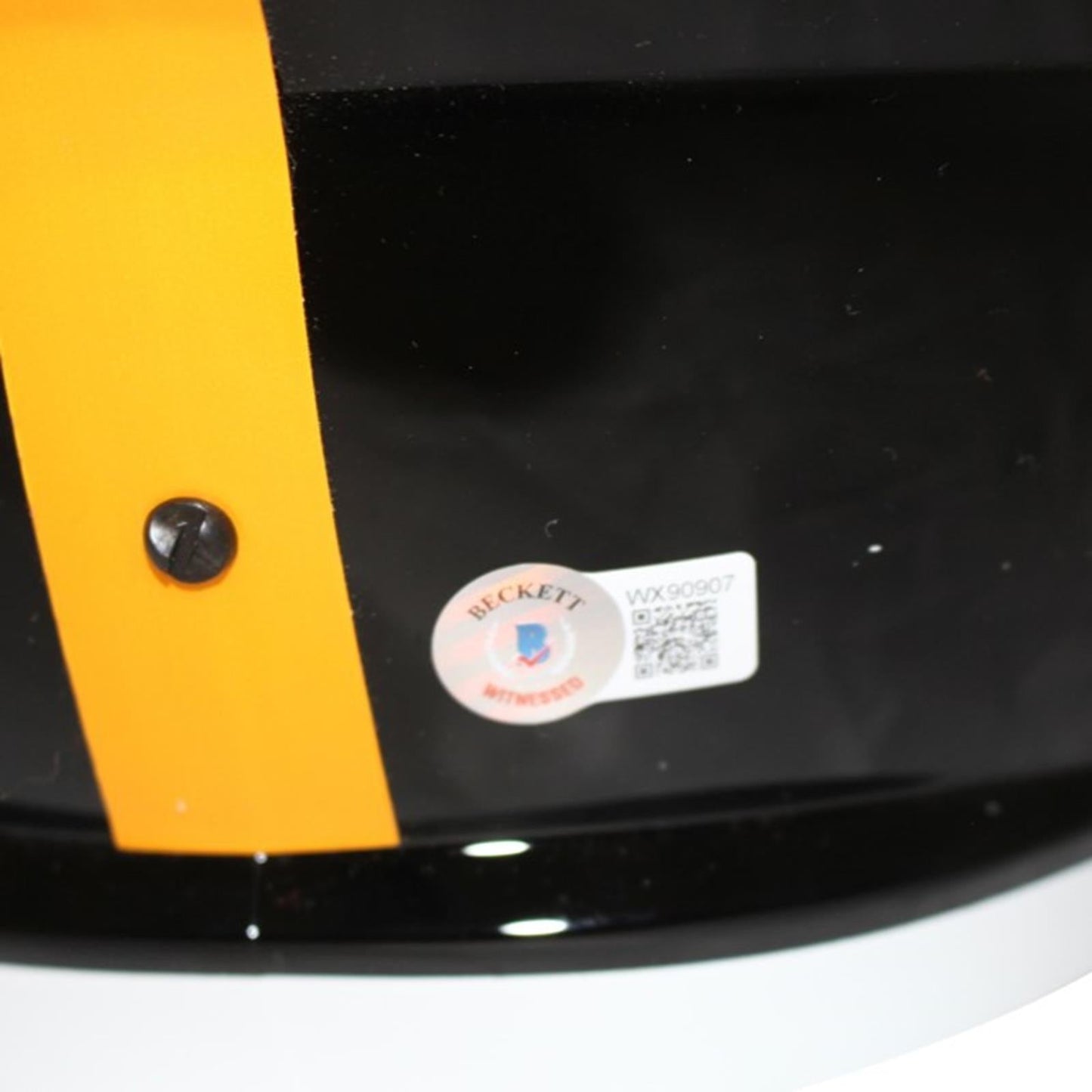 Joe Greene Autographed Pittsburgh Steelers Deluxe Full-Size Replica Helmet w/ "HOF 87" - Beckett